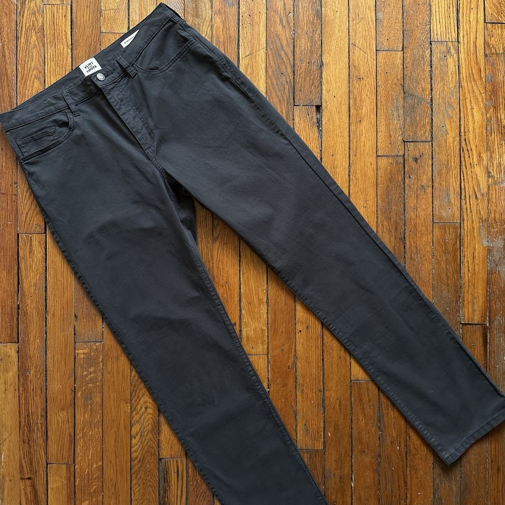 Flint and Tinder Chino Straight Fit Huckberry Stretch 34x33 Pants Men Gray